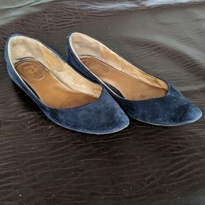 Corso Como Blue Suede Flats